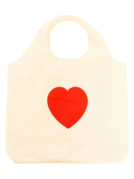 Zdjęcie produktu Zwillingsherz Shopper bag w kolorze beżowym - 57 x 49 cm rozmiar: onesize