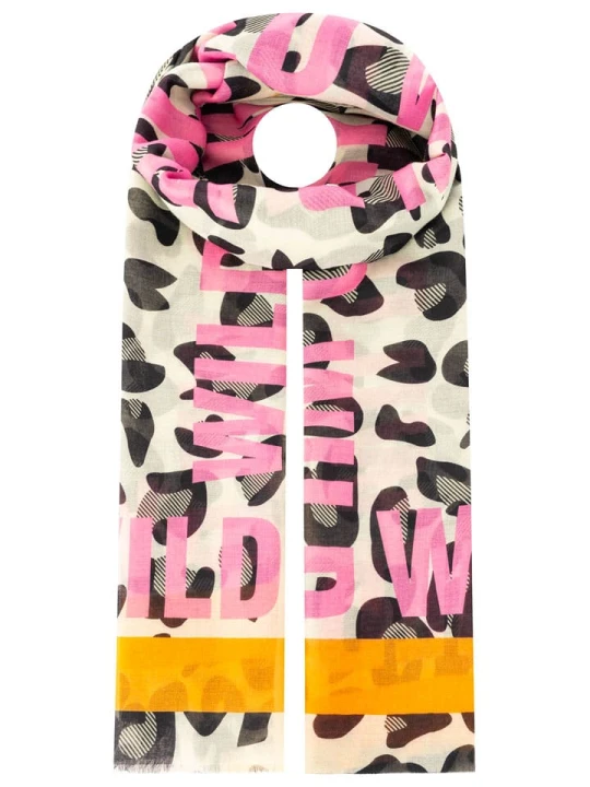 Zdjęcie produktu Zwillingsherz Szal "Wild Leo" ze wzorem - 180 x 85 cm rozmiar: onesize