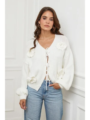 L'armoire de Suzette Kardigan w kolorze białym rozmiar: 38/40
