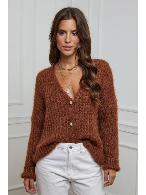 L'armoire de Suzette Kardigan w kolorze brązowym rozmiar: 34/36