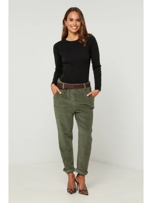 L'armoire de Suzette Spodnie w kolorze khaki rozmiar: 34/36