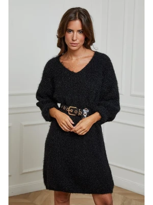L'armoire de Suzette Sukienka dzianinowa w kolorze czarnym rozmiar: 38/40