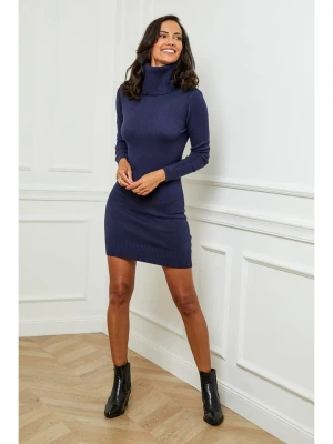 L'armoire de Suzette Sukienka dzianinowa w kolorze granatowym rozmiar: 38/40