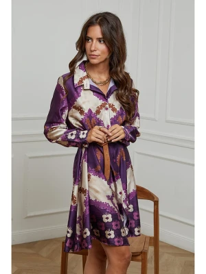 L'armoire de Suzette Sukienka w kolorze fioletowo-beżowym rozmiar: 34/36