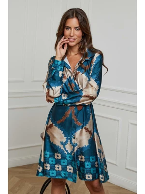 L'armoire de Suzette Sukienka w kolorze niebiesko-beżowym rozmiar: 36/38