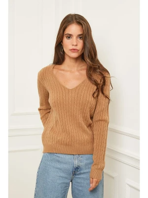 L'armoire de Suzette Sweter w kolorze karmelowym rozmiar: 38/40