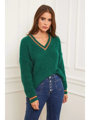L'armoire de Suzette Sweter w kolorze zielonym rozmiar: 36/38
