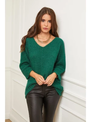 L'armoire de Suzette Sweter w kolorze zielonym rozmiar: 36/38