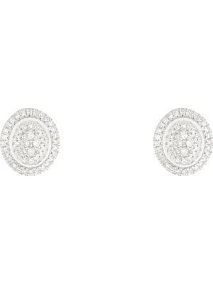 L'ARTISAN JOAILLIER Złote kolczyki-wkrętki "Suprême" z diamentami rozmiar: onesize