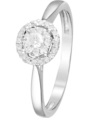 DIAMOND & CO Złoty pierścionek "Chamade" z diamentami rozmiar: 58
