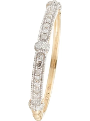 DIAMOND & CO Złoty pierścionek "Kota" z diamentami rozmiar: 62