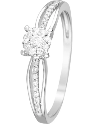 DIAMOND & CO Złoty pierścionek "La Promise" z diamentami rozmiar: 50