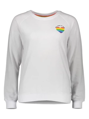 LASCANA Bluza "Rainbow" w kolorze białym rozmiar: 32/34