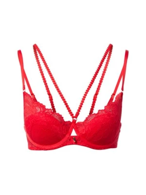 Lascana Damski biustonosz push-up Kobiety czerwony jednolity,