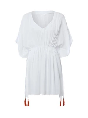 Lascana Damski kaftan plażowy Kobiety wiskoza biały, 36/38