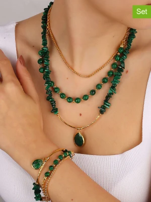 L'Atelier de Gaia 2-częściowy zestaw biżuterii rozmiar: onesize