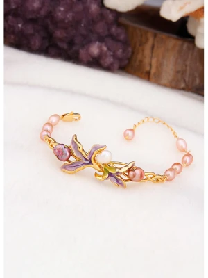 L'Atelier de Gaia Pozłacana bransoletka z perłami rozmiar: onesize