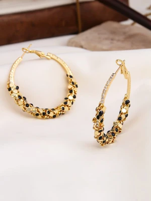 L'Atelier de Gaia Pozłacane kolczyki-kreole rozmiar: onesize