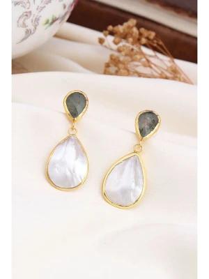 L'Atelier de Gaia Pozłacane kolczyki z kamieniami szlachetnymi rozmiar: onesize