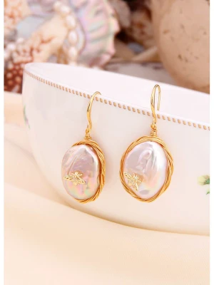 L'Atelier de Gaia Pozłacane kolczyki z perłami rozmiar: onesize