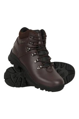 Latitude II Extreme skórzane damskie wodoodporne buty trekkingowe - Brown Mountain Warehouse