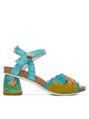 Laura Vita Sandały Framboiseo 34 Turkusowy