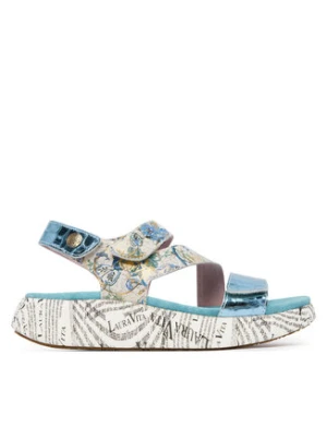 Laura Vita Sandały Nikito 19 Niebieski