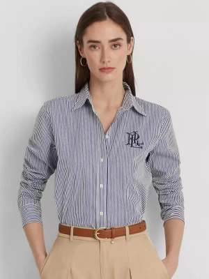 Lauren By Ralph Lauren Koszula w paski z logo