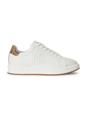 Lauren Ralph Lauren Ainsley sneakersy damskie skórzane biały