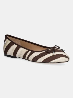 Lauren Ralph Lauren baleriny Jayna kolor brązowy 802974360001