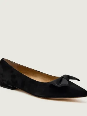 LAUREN RALPH LAUREN Baleriny LONDYN BOW | zamsz
