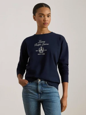 LAUREN RALPH LAUREN Bluza Easy French | Regular Fit granatowy