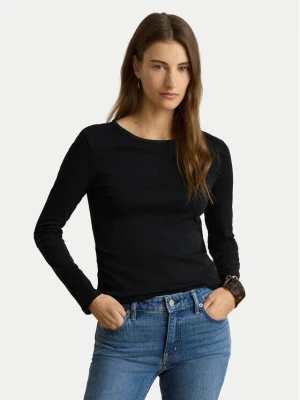 LAUREN RALPH LAUREN Bluzka 200680399001 Czarny Slim Fit