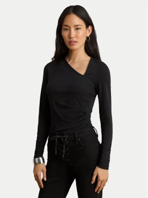 LAUREN RALPH LAUREN Bluzka 200P13936001 Czarny Regular Fit
