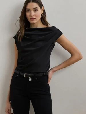 Lauren Ralph Lauren bluzka damska kolor czarny gładka 200951231
