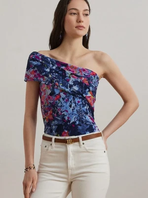 Lauren Ralph Lauren bluzka damska kolor niebieski wzorzysta 200971028
