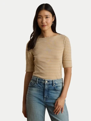LAUREN RALPH LAUREN Bluzka Judy 200P13919003 Beżowy Regular Fit