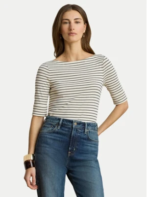 LAUREN RALPH LAUREN Bluzka Judy 200P13919004 Kremowy Regular Fit