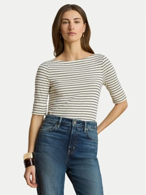LAUREN RALPH LAUREN Bluzka Judy 200P13919004 Kremowy Regular Fit