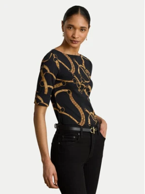 LAUREN RALPH LAUREN Bluzka Judy 200P13948001 Czarny Regular Fit