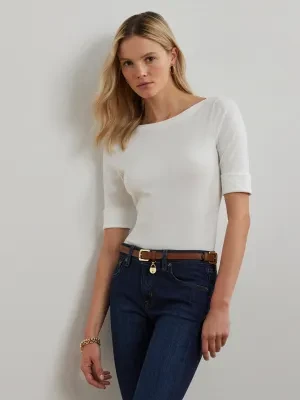 LAUREN RALPH LAUREN Bluzka JUDY | Slim Fit