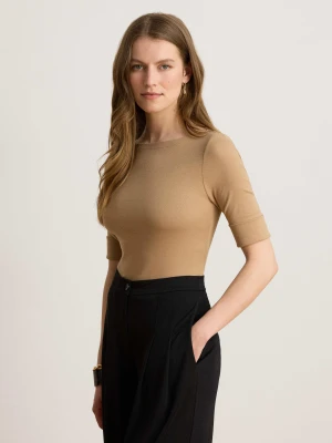 LAUREN RALPH LAUREN Bluzka Judy | Slim Fit beżowy