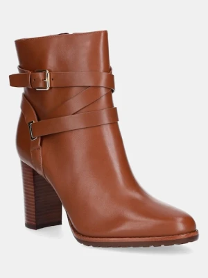 Lauren Ralph Lauren botki skórzane Cllns Bt Hl