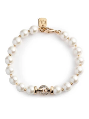 LAUREN RALPH LAUREN Bransoletka Br 7.25In Pearl Flex 14B00465 Biały