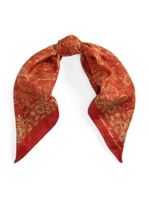 Lauren Ralph Lauren chusta damska kolor pomarańczowy 454980725