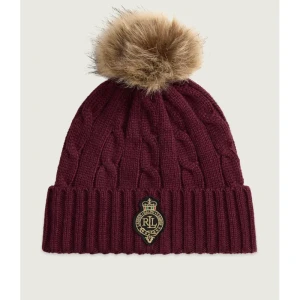LAUREN RALPH LAUREN Czapka Crest-Patch | z dodatkiem wełny