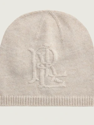 LAUREN RALPH LAUREN Czapka | z dodatkiem wełny beżowy