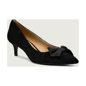 LAUREN RALPH LAUREN Czółenka na słupku ADRIENNE | zamsz