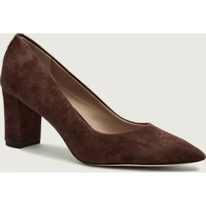 LAUREN RALPH LAUREN Czółenka na słupku LANETTE | zamsz