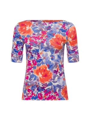 Lauren Ralph Lauren Damska koszulka z długim rękawem Kobiety Bawełna wielokolorowy wzorzysty,